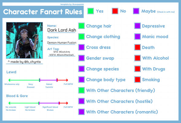 Please follow these rules.